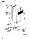 COOLING SYSTEM Diagram and Parts List for WRT15DRBD1  Frigidaire Refrigerator