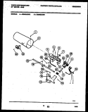 BURNER, IGNITER AND VALVE Diagram and Parts List for DG500AXW6  Frigidaire Dryer