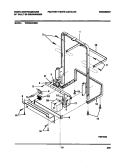 FRAME Diagram and Parts List for DB664RBR0  Frigidaire Dishwasher