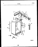 CABINET PARTS Diagram and Parts List for RT17F7YX4B  Gibson Refrigerator