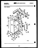CABINET PARTS Diagram and Parts List for TAK140EN0V  Kelvinator Refrigerator