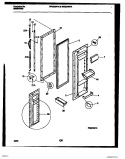 REFRIGERATOR DOOR PARTS Diagram and Parts List for WRS22WRAW0  Frigidaire Refrigerator