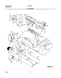 ICE CONTAINER Diagram and Parts List for FRS23F5AQ6  Frigidaire Refrigerator