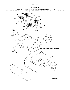 Top/drawer Diagram and Parts List for 7909082040A  Kenmore Range