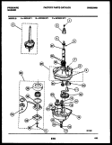 TRANSMISSION PARTS Diagram and Parts List for WCISCLL1  Frigidaire Washer
