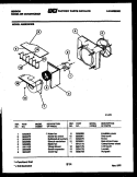 AIR HANDLING PARTS Diagram and Parts List for AM09C5EWB  Gibson Air Conditioner