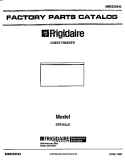 COVER Diagram and Parts List for CFS18LL6  Frigidaire Freezer