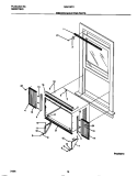 WINDOW MOUNTING PARTS Diagram and Parts List for GAV158Y1A1  Gibson Air Conditioner