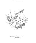 CONTROL PANEL, COOK - MASTER, SWITCHE Diagram and Parts List for REG74BCB1  Frigidaire Wall Oven
