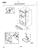 CABINET / CONTROL / SHELVES Diagram and Parts List for ER143  Frigidaire Freezer