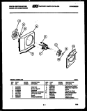 Part Location Diagram of C502588 Frigidaire NUT-MOTOR