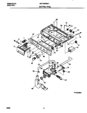 CONTROL PANEL Diagram and Parts List for GWT445RGS1  Gibson Washer