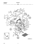 BODY Diagram and Parts List for TGF605WFU1  Tappan Range