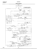 WIRING SCHEMATIC Diagram and Parts List for GLRSF236JW2  Frigidaire Refrigerator