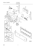 Part Location Diagram of 316424130 Frigidaire PANEL