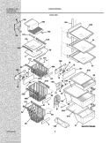 Part Location Diagram of 241510605 Frigidaire TRIM-BASKET