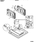 COMPRESSOR Diagram and Parts List for WAC053T7A5  Frigidaire Air Conditioner