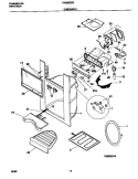 DISPENSER Diagram and Parts List for FRS26ZRGW4  Frigidaire Refrigerator