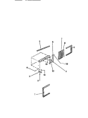 WINDOW MOUNTING PARTS Diagram and Parts List for S310A1QA  Kelvinator Air Conditioner