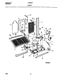 SYSTEM Diagram and Parts List for FRS26ZRFW1  Frigidaire Refrigerator