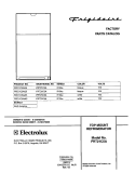 COVER Diagram and Parts List for FRT21C5AQ5  Frigidaire Refrigerator
