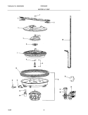 Part Location Diagram of 5304470838 Frigidaire WASH ARM
