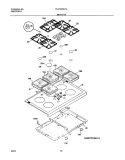 MAINTOP Diagram and Parts List for PLCF489CCA  Frigidaire Range