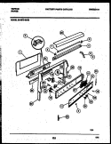BACKGUARD Diagram and Parts List for 30-3979-00-08  Tappan Range