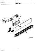CONTROL PANEL Diagram and Parts List for FEB398CEBC  Frigidaire Wall Oven