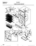 CABINET / CONTROL / SHELVES Diagram and Parts List for TFU16F7BW2  Tappan Freezer