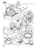 ICE MAKER Diagram and Parts List for FRT21ILRGW3  Frigidaire Refrigerator