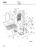 SYSTEM Diagram and Parts List for FRS26ZRGB8  Frigidaire Refrigerator