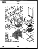 BODY PARTS Diagram and Parts List for FEF350CASA  Frigidaire Range