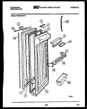 REFRIGERATOR DOOR PARTS Diagram and Parts List for FMW240DN1F  Kelvinator Refrigerator
