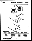 BROILER PARTS Diagram and Parts List for CEC2S5WSAC  Gibson Range