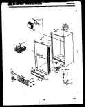 CABINET PARTS Diagram and Parts List for UFP193EM0W  Kelvinator Freezer