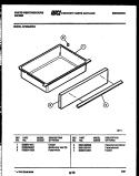 DRAWER PARTS Diagram and Parts List for KF320JDW4  Kelvinator Range