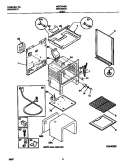 BODY Diagram and Parts List for MGF324BEWC  Frigidaire Range