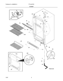 Part Location Diagram of 297282800 Frigidaire Electronic Control Unit and Touchpad