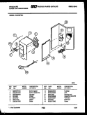 ELECTRICAL PARTS Diagram and Parts List for FAS189P2A1  Frigidaire Air Conditioner