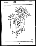 CABINET PARTS Diagram and Parts List for AGTL175WH1-57  Uni Refrigerator