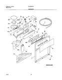 DISPENSER Diagram and Parts List for GLHS267ZAW3  Frigidaire Refrigerator