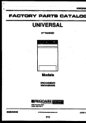 COVER Diagram and Parts List for MWX445MBWD0  Gibson Washer
