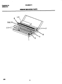 MOUNTING PARTS Diagram and Parts List for WAH096H2T1  Frigidaire Air Conditioner