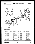 AIR HANDLING PARTS Diagram and Parts List for AK18E2RWA  Gibson Air Conditioner