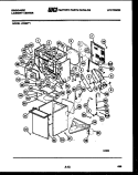 CABINET PARTS AND HEATER Diagram and Parts List for LC248H1  Frigidaire Washer