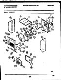 CABINET AND COMPONENT PARTS Diagram and Parts List for LE400AXW1  Frigidaire Washer Dryer Combo