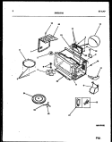 WRAPPER AND BODY PARTS Diagram and Parts List for 56-9381-10-01  Tappan Microwave