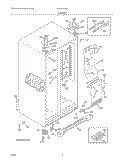 Part Location Diagram of 241761301 Frigidaire Upper Hinge Bracket