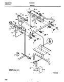 BURNER Diagram and Parts List for TGF605WCD2  Tappan Range